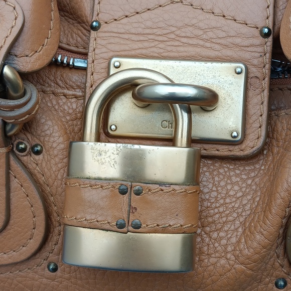 CHLOE CAMEL PADDINGTON Vintage Handbag - Picture 8 of 15